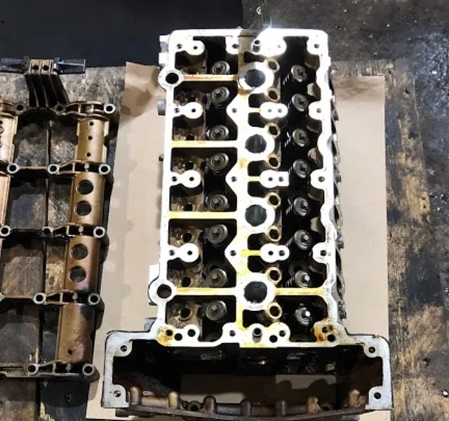 AFTER Mercedes Benz C class coupe 2012 complete engine rebuild (cylinder head)