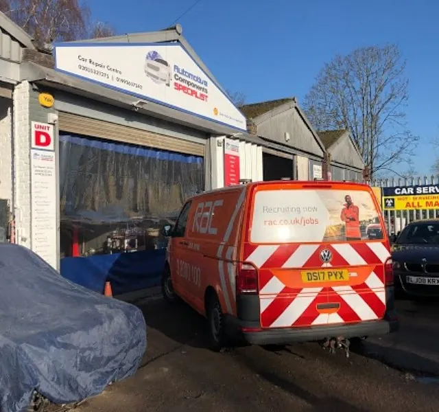 Rac van outside garage